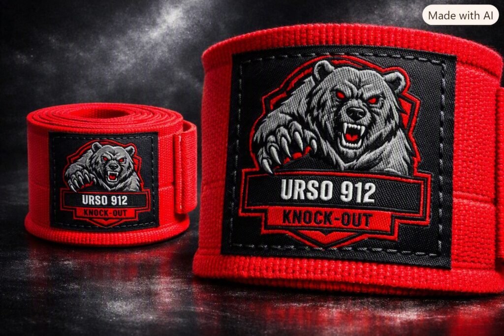 bandagem elástica vermelha Urso 912